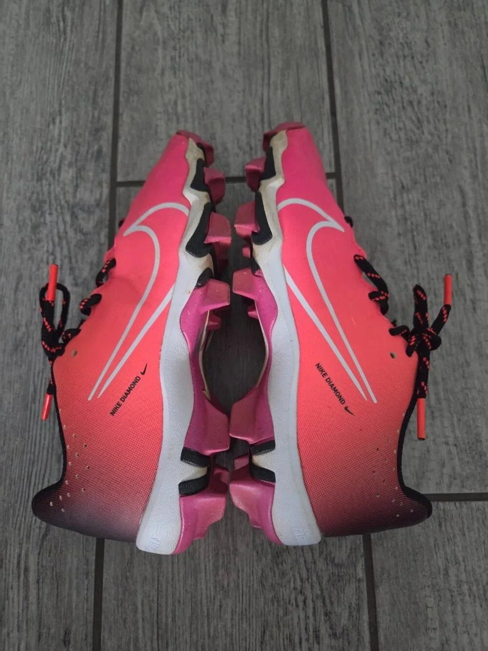 Nike Hyperdiamond 4 Keystone Pink Softball Cleats Youth Size 2Y